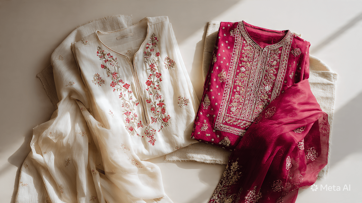 Lawn vs Raw Silk: How to Choose the Perfect Pakistani Suit for Every Occasion