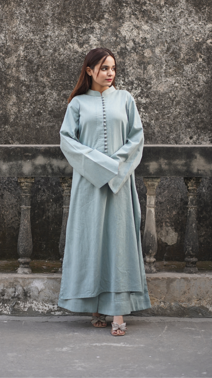 Apple Green Karandi 2-Piece Winter Suit