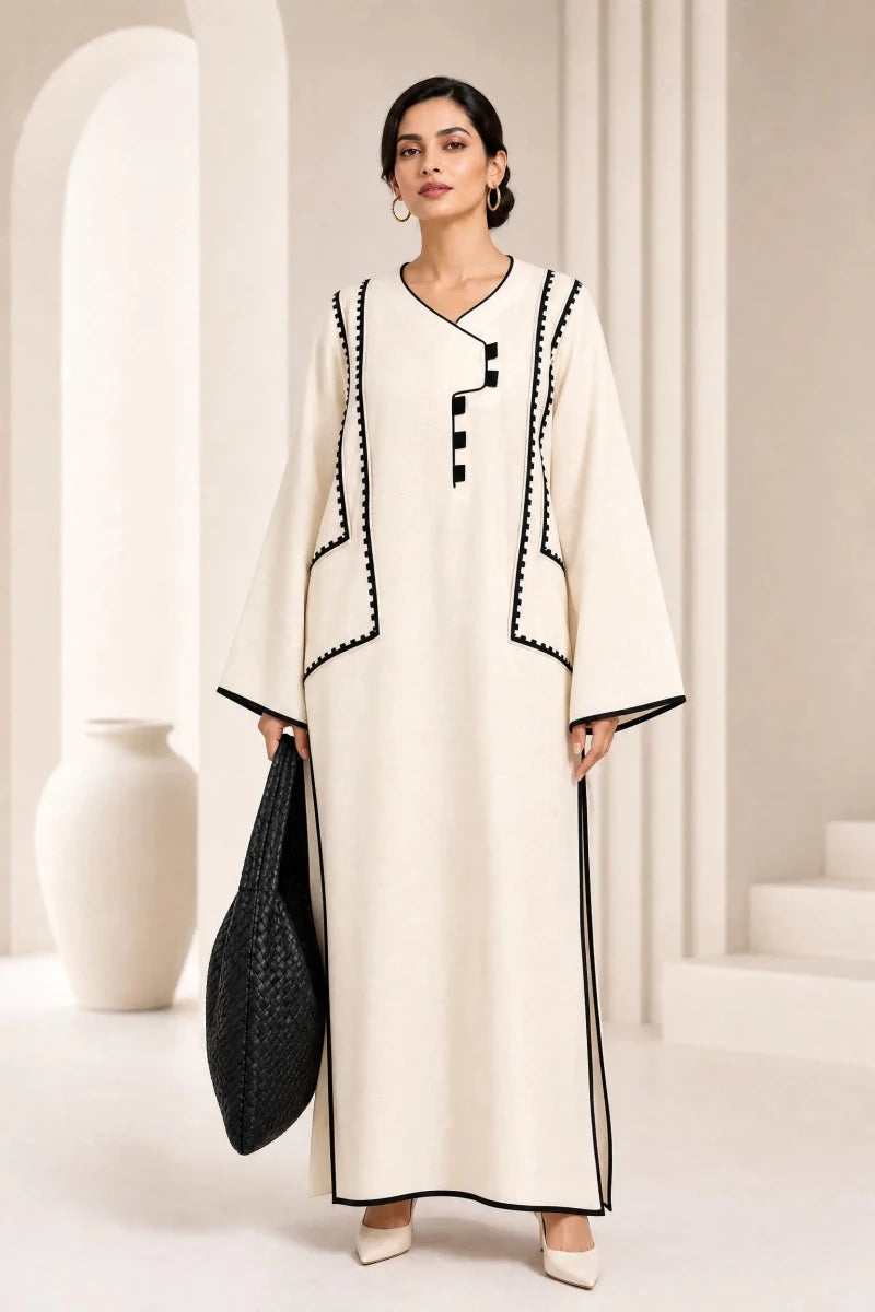 Dust White Solid Lawn 2-Piece Suit - Daiselle