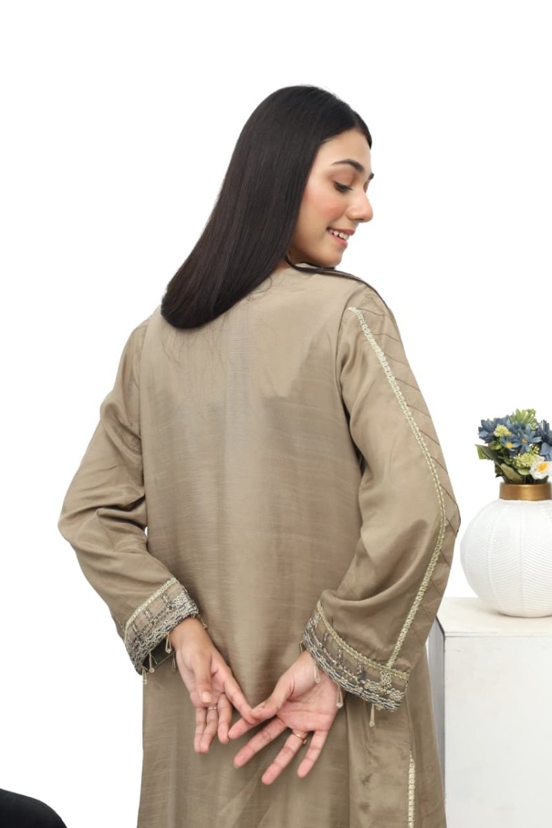 Raw Silk Luxury Formal Wear 2-piece suit - Daiselle